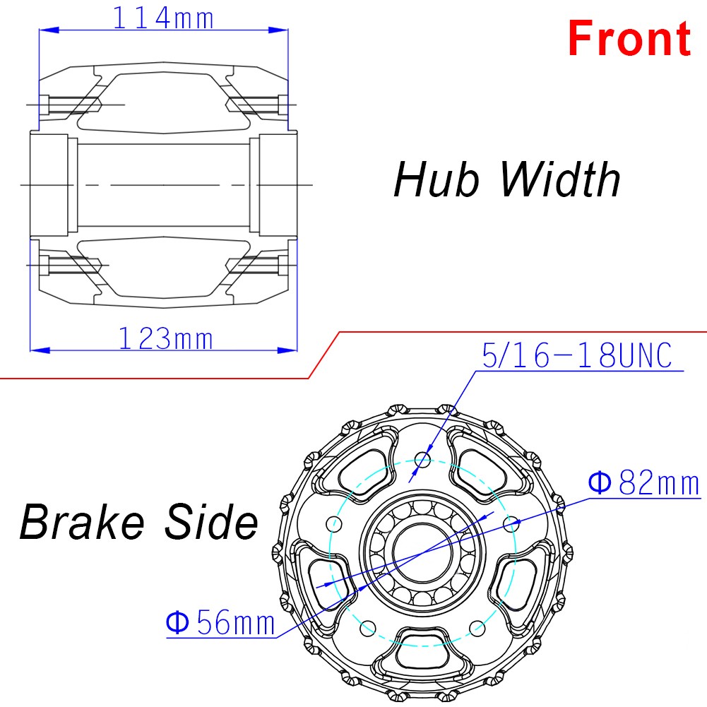 19X2.5 16X3 Fat Spoke Wheels for Harley Sportster Iron 883 1200 XL883N XL1200