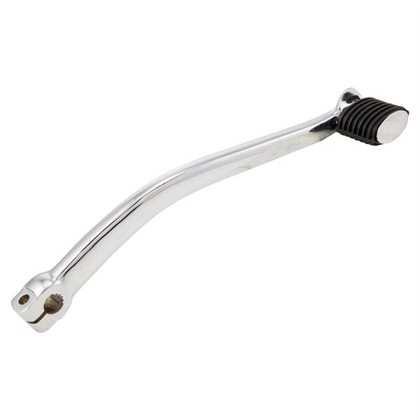 VESPA P125X P150X P200E CHROME KICKSTART LEVER WITH BLACK KICK START RUBBER