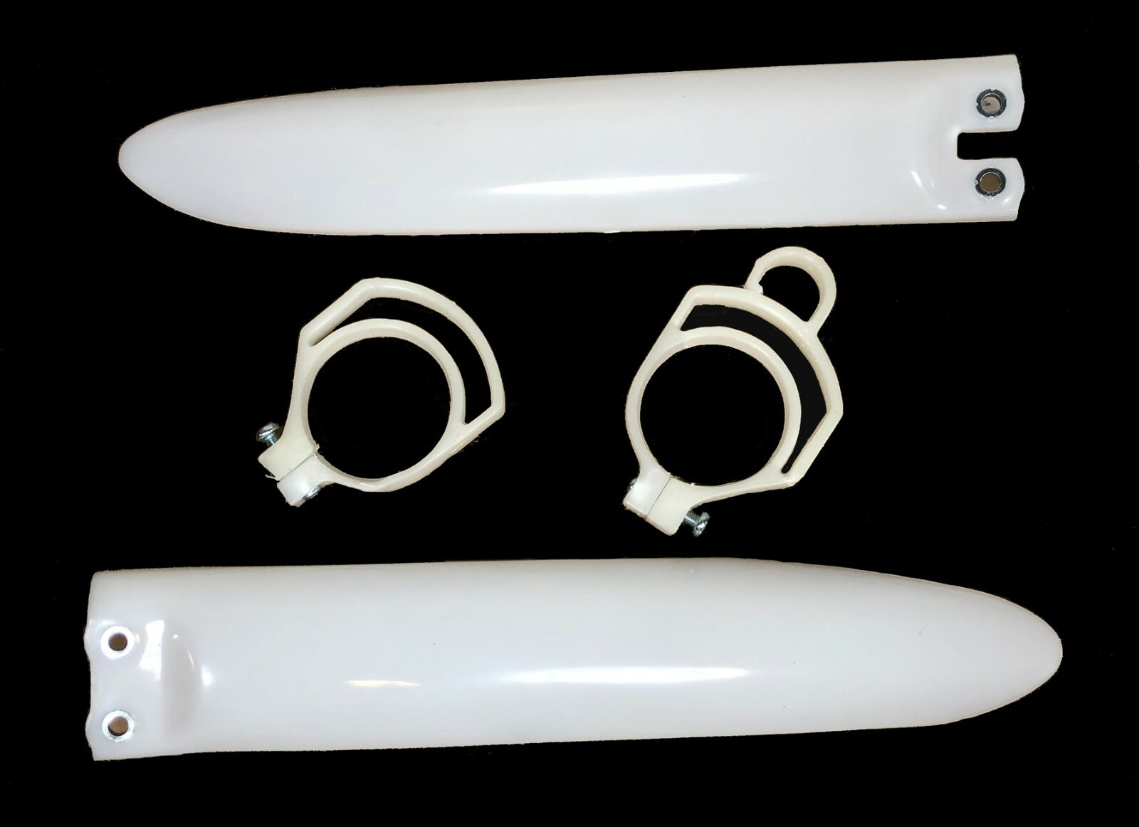 Kawasaki Fork Guards KX 85 100 80 1998-2013 Protectors Lower Plastic Guides KX85