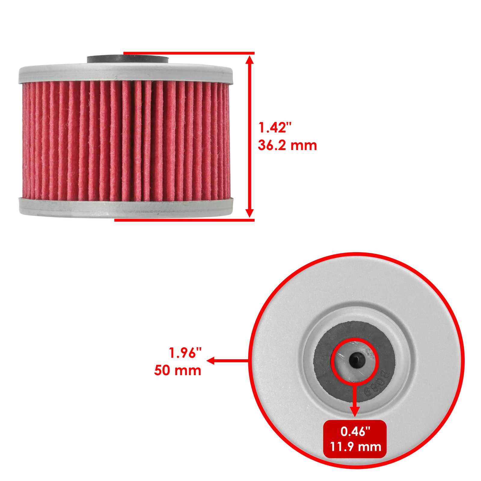 3 Pack Oil Filter for Honda XR350R XL350R 1983 1984 1985 1986 1987