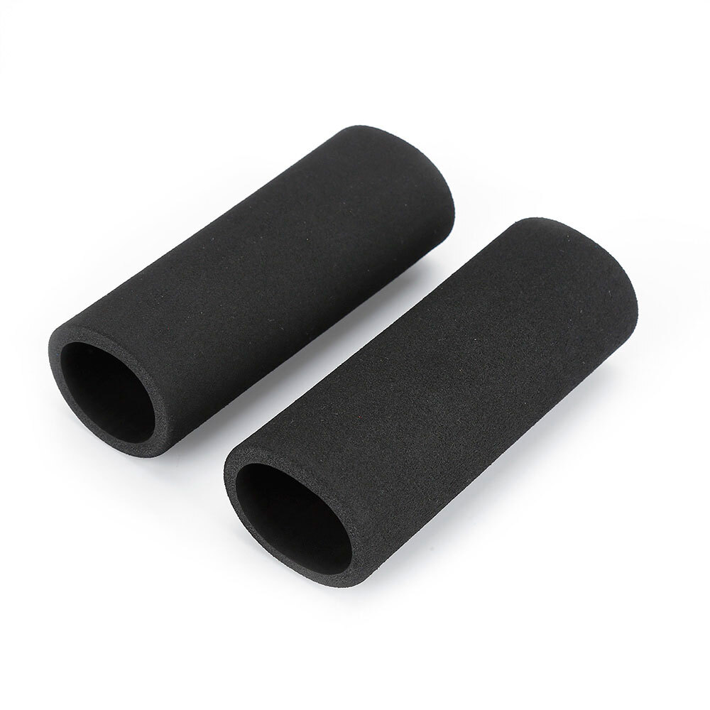 2Pcs Motorbike Handlebar Slip-on Foam Covers Anti Vibration For Motorcycle Grip