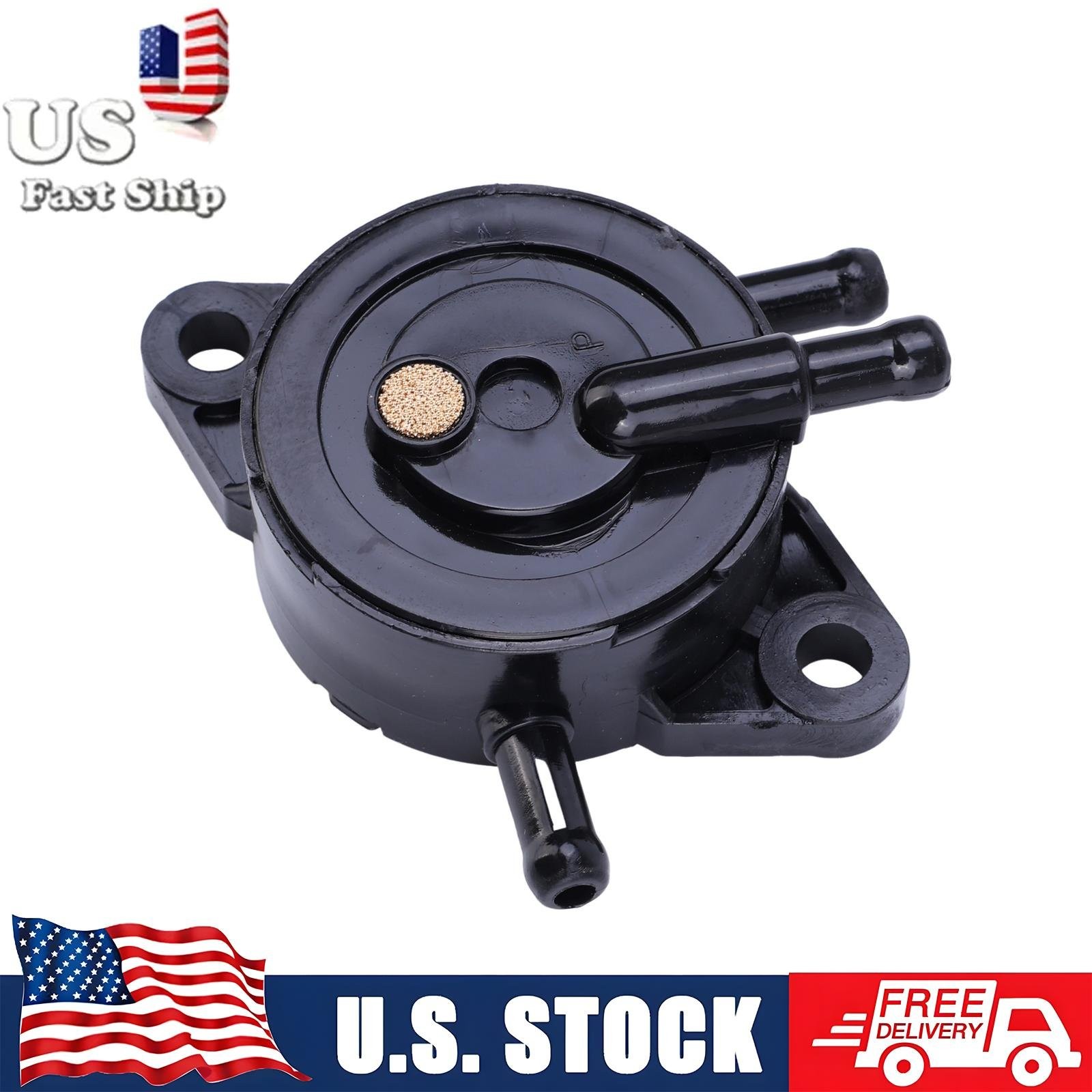 DF52-708 New Black ABS Plastic & Metal Fuel Pump Single Outlet Vacuum Pulse US