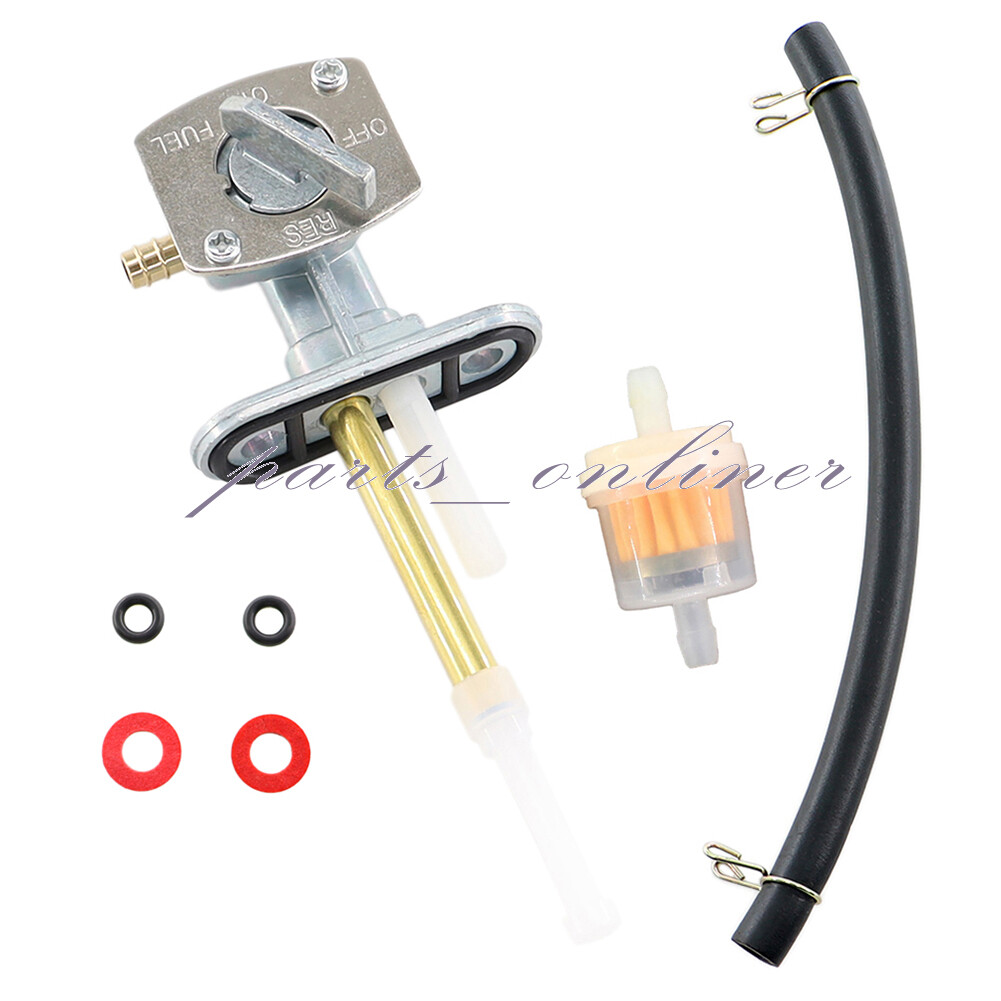 Petcock Switch Shut Off Valve for Kawasaki Bayou 300 KDX200 Prairie 400 Filter