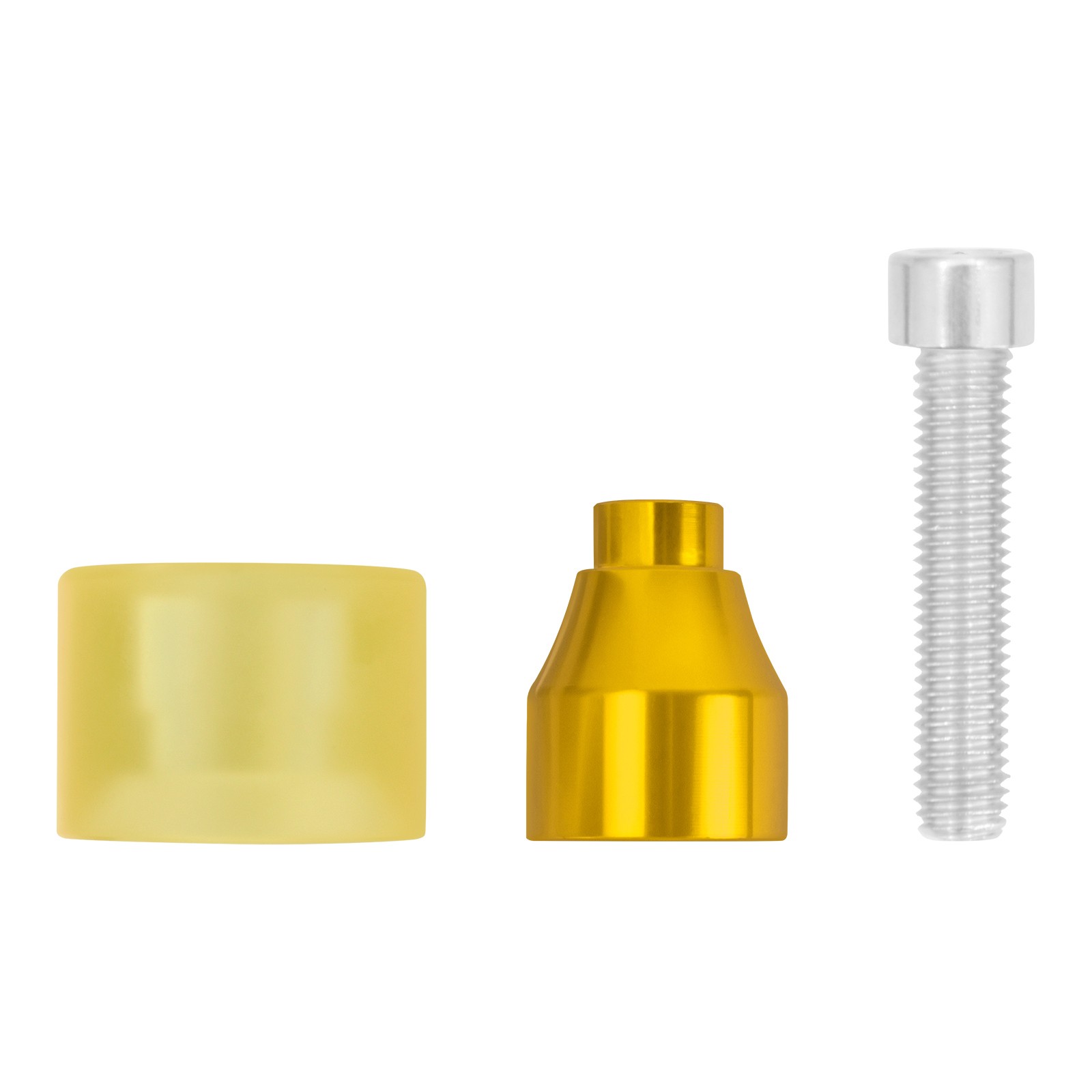 Yellow Crash Bar Guard End Ball Protective Sliders Engine Guard M12 For Harley