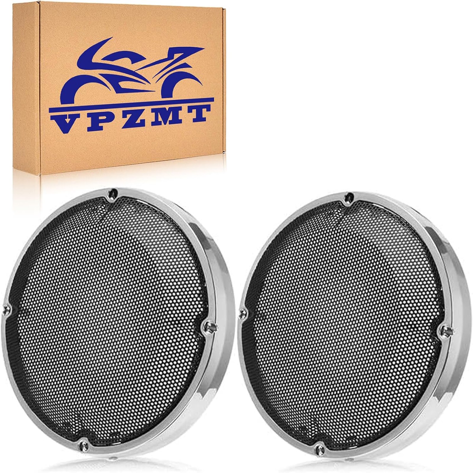 6.5″ Speaker Grill Cover For Harley Touring Lids LowerLeg Vented Fairing 1983-23