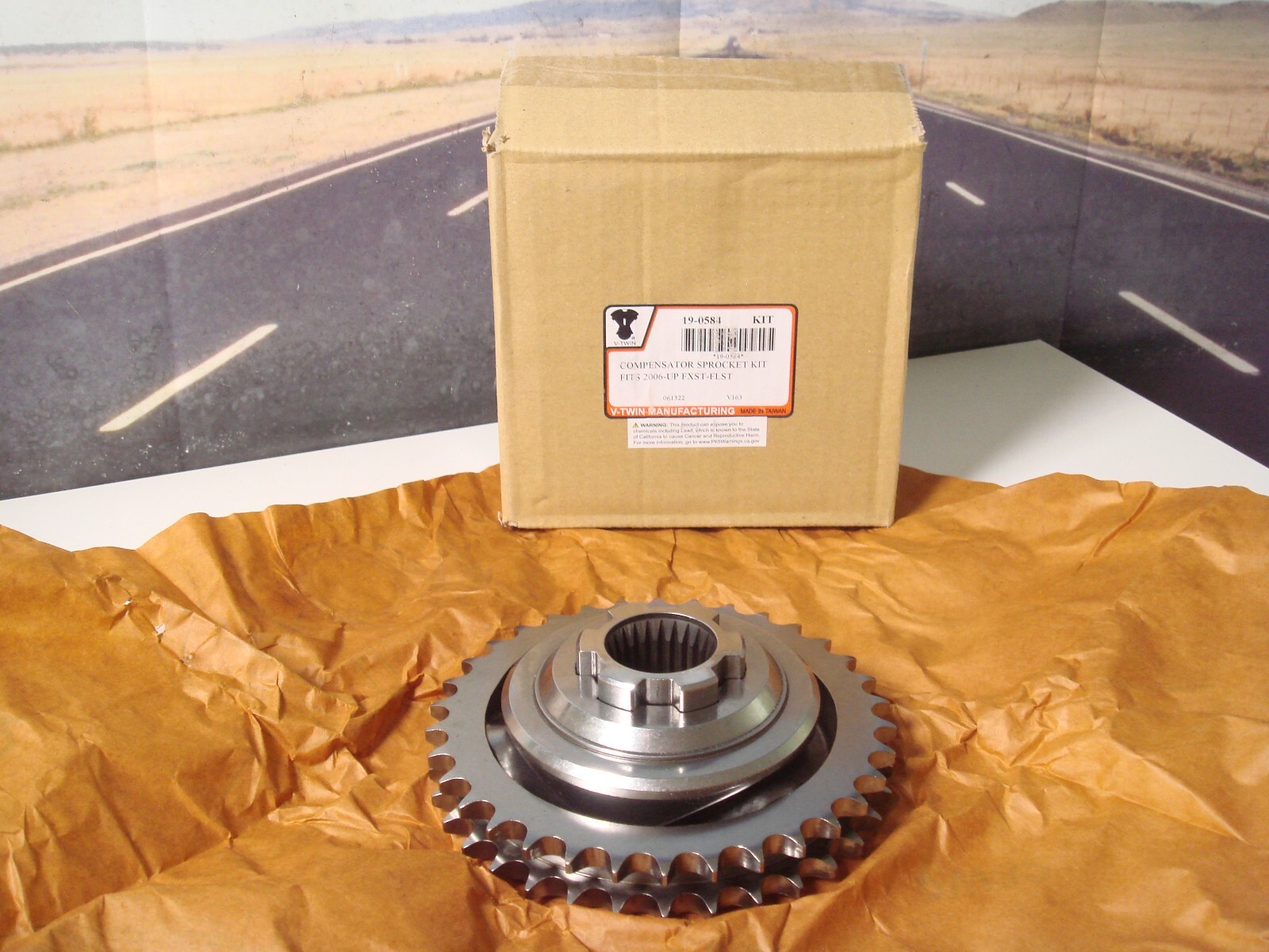 Harley 34 Tooth Compensator Sprocket Kit 06-11 FLH Tour 07-10 V-Twin 19-0584 X2