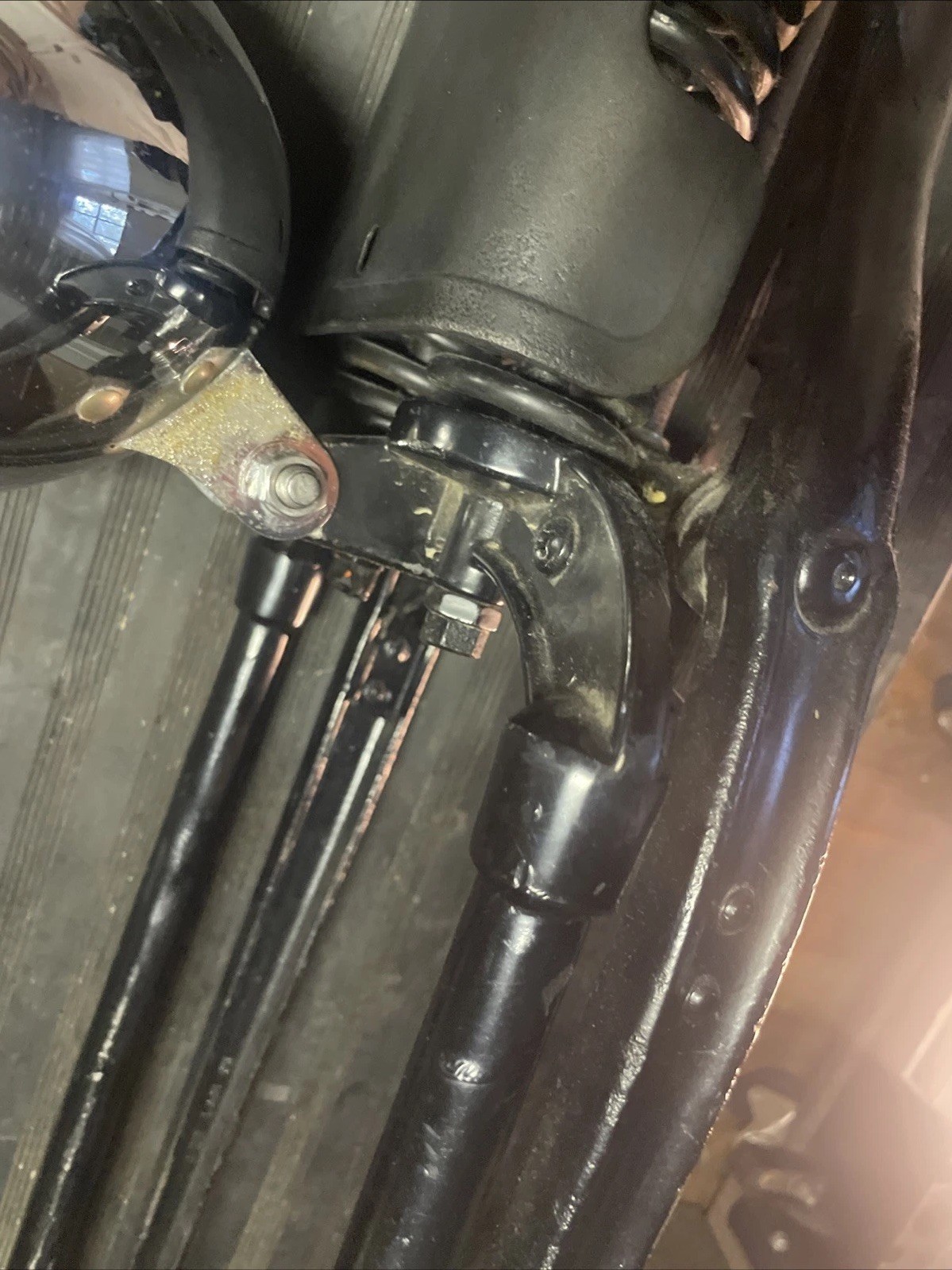 Oem Harley UL Ibeam Springer, Chopper Front End Forks with Headlight
