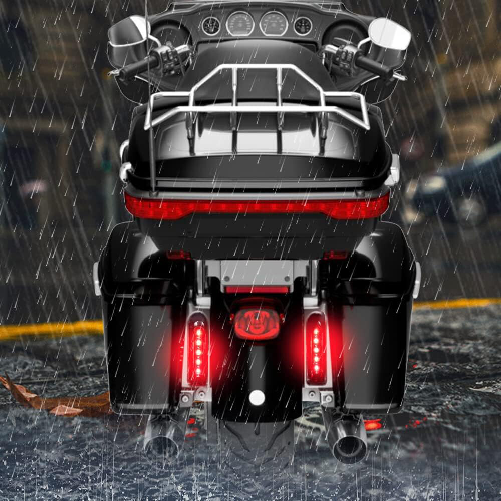 Accent Saddlebag Filler Support LED Inserts Light Fit For Harley Touring 2014-UP