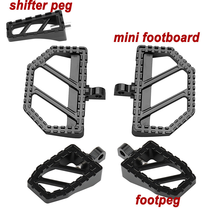 Floorboards For Harley Bobbers Dyna Touring XL883 Shifter Chopper Pegs Foot Pegs