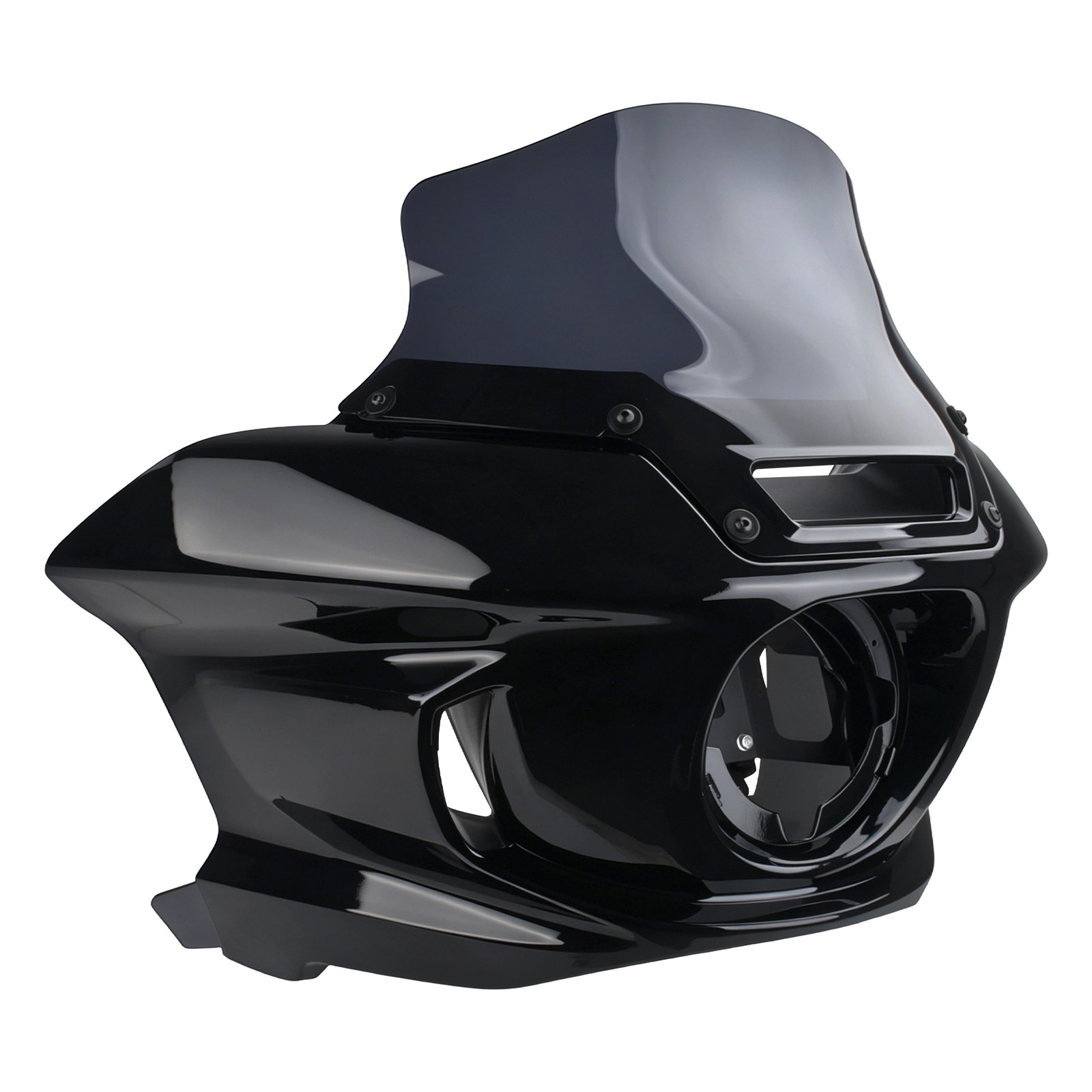 Black Headlight Fairing w/ Windshield Fits For Harley Low Rider ST FXLRST 22-25