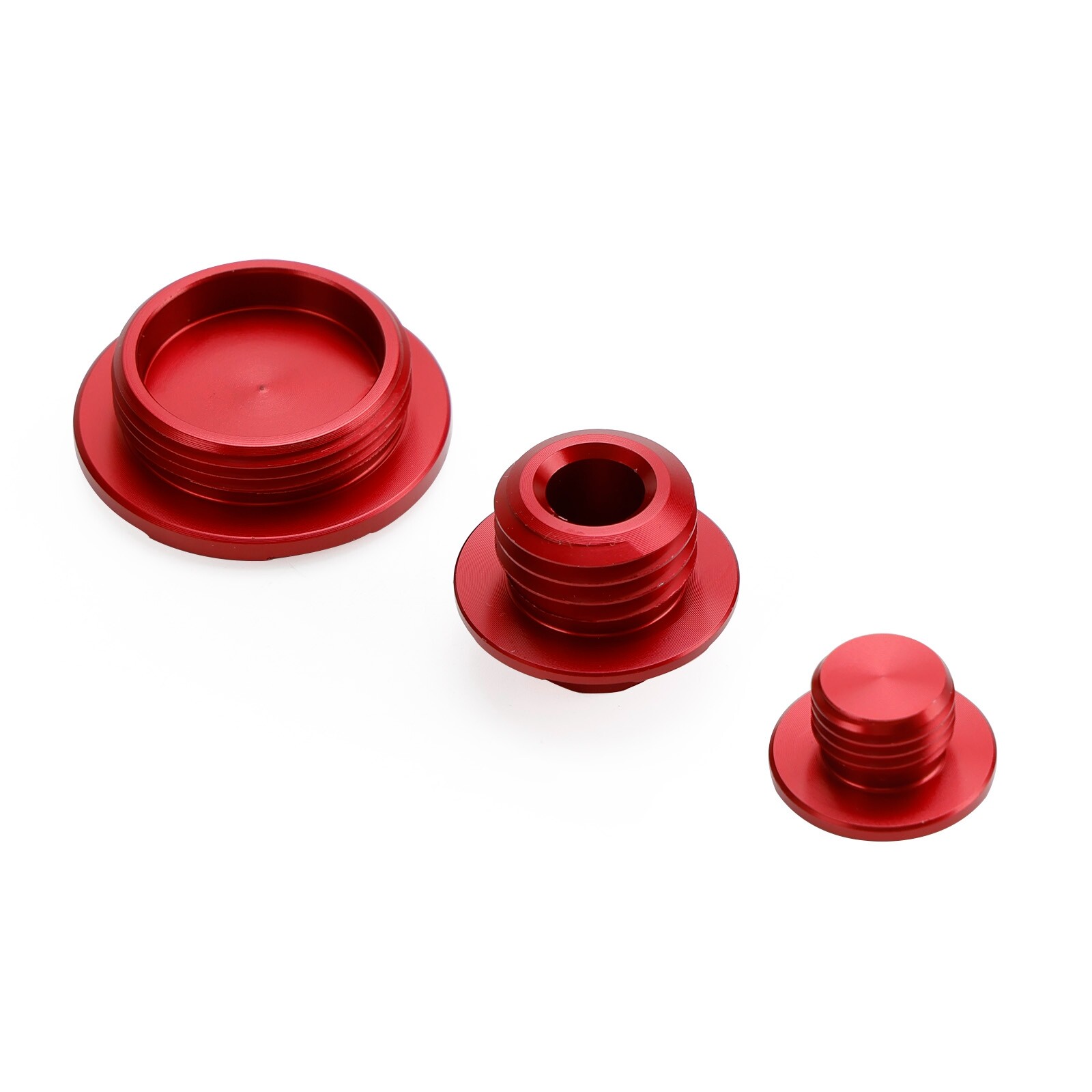 CRANKCASE COVER OIL FILLER PLUG KIT RED FOR HONDA CRF450R CRF450X 2005-2016 US