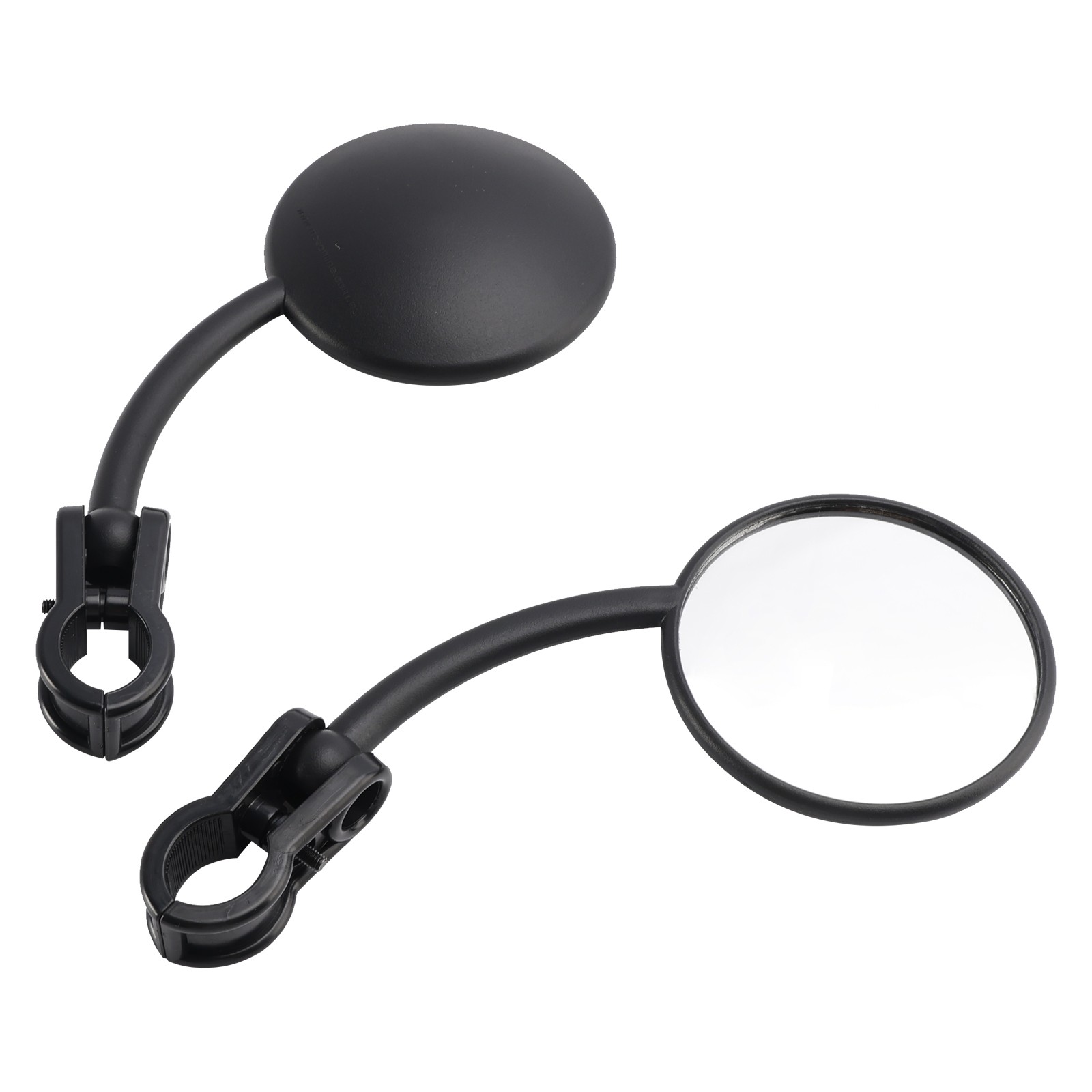 Pair Enduro Folding Mirrors Clamp On Fits Dual Sport Motorcycle ATV Dirt Bike