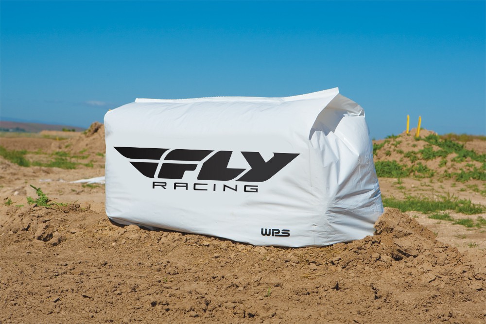 Fly Racing Hay Bale Cover White