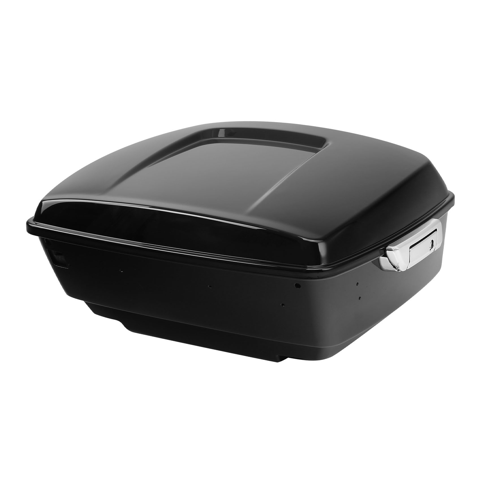 Vivid Black 13.7″ King Pack Trunk Fit For Harley Tour Pak Davidson Touring 14-24
