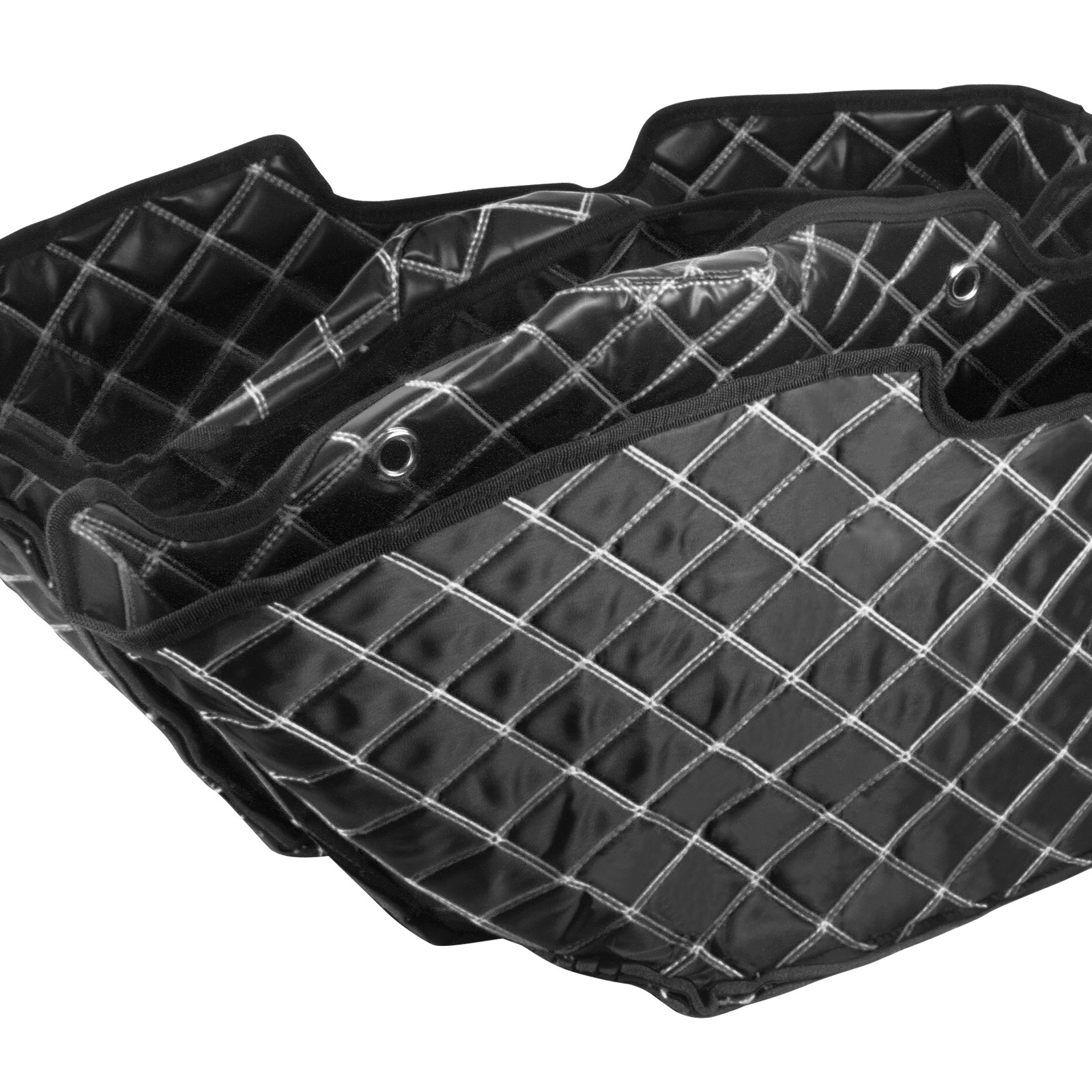 Saddlebag Liners Rear Inserts White Stitching For Harley Road Glide 2024-2025