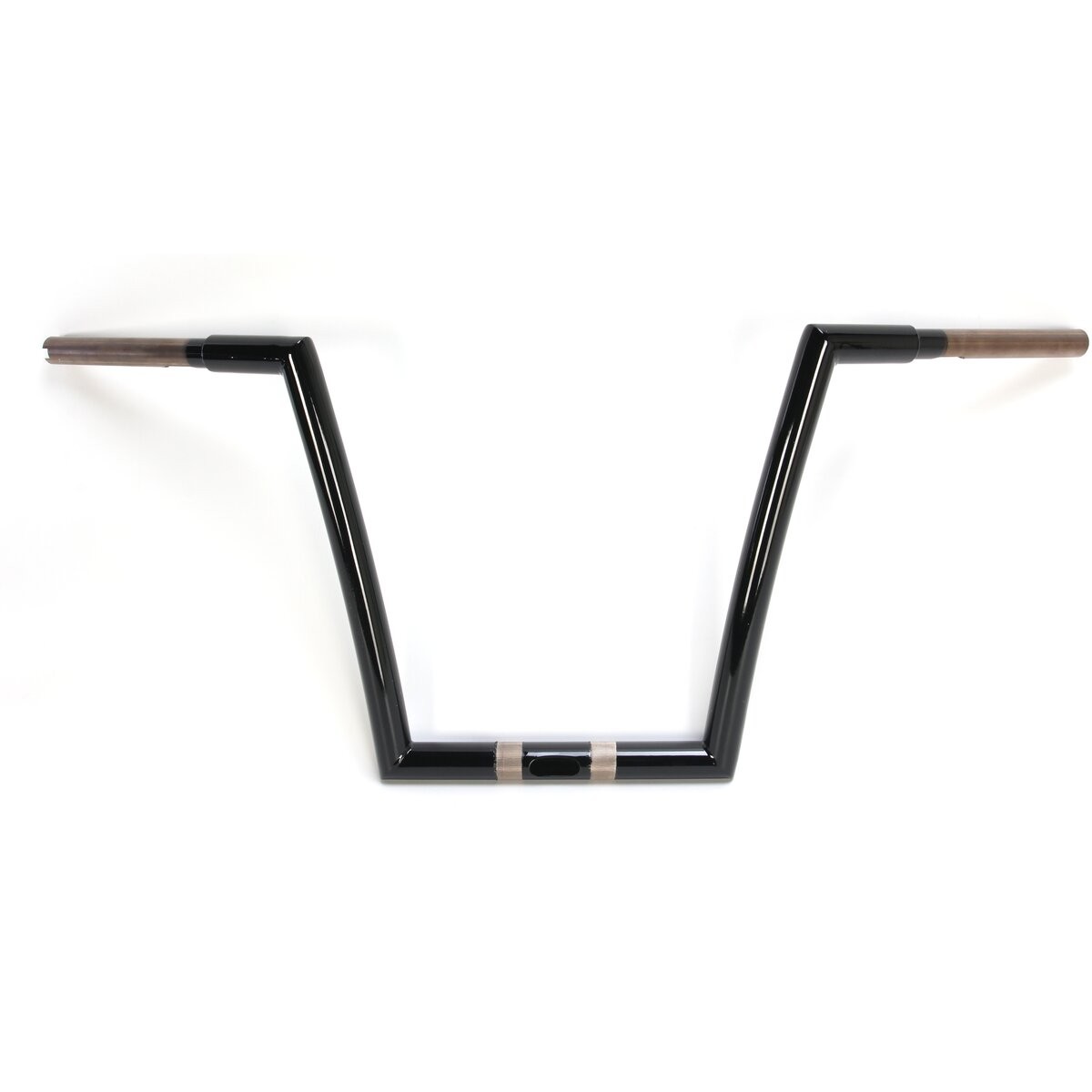 KST Kustoms High Gloss Black 1 1/4″ SS Outlaw 12″ Rise Handlebar – 5317050HG