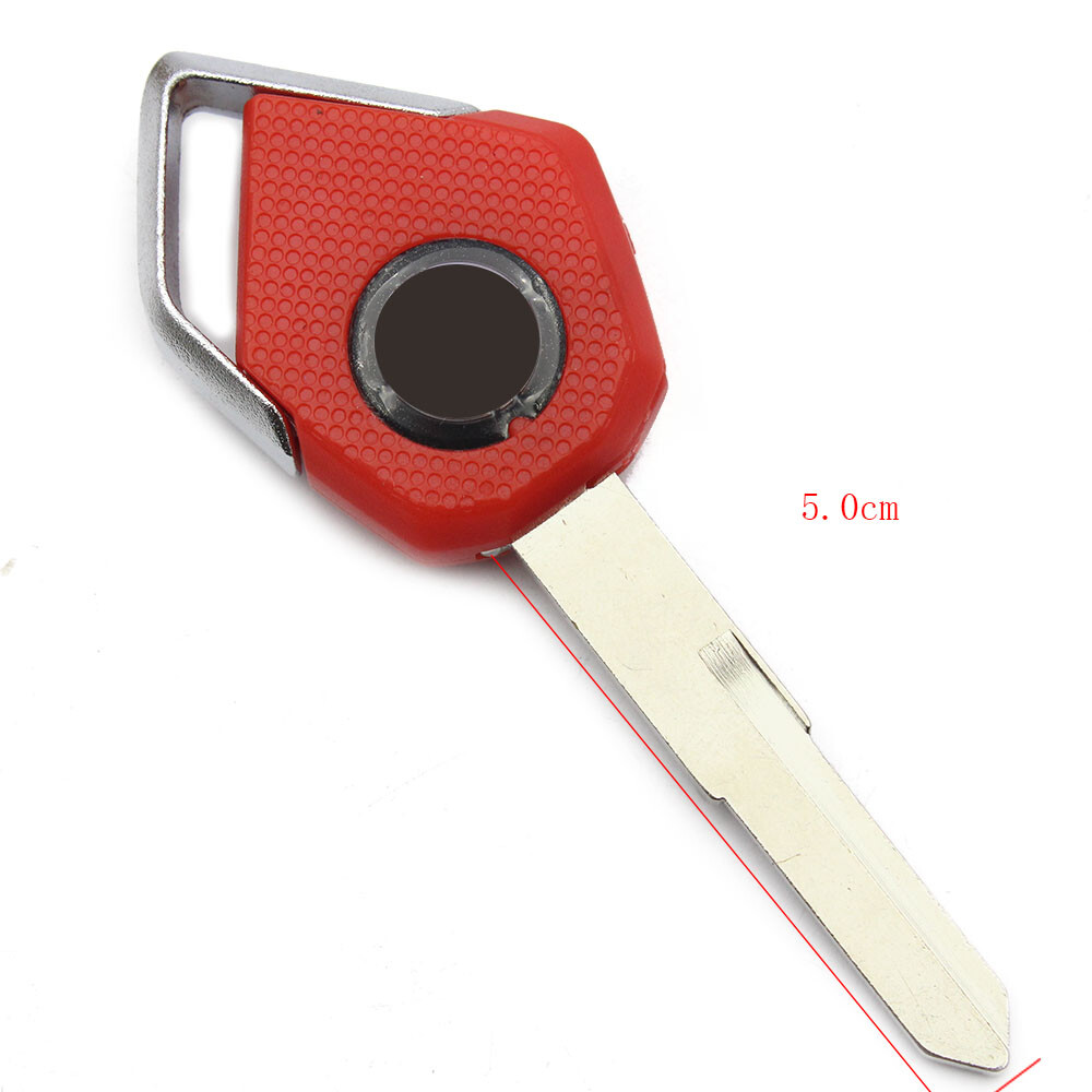 1PC Motorcycle Blank Key Blade For KAWASAKI H2/H2R Uncut Blade Plastic+Metal
