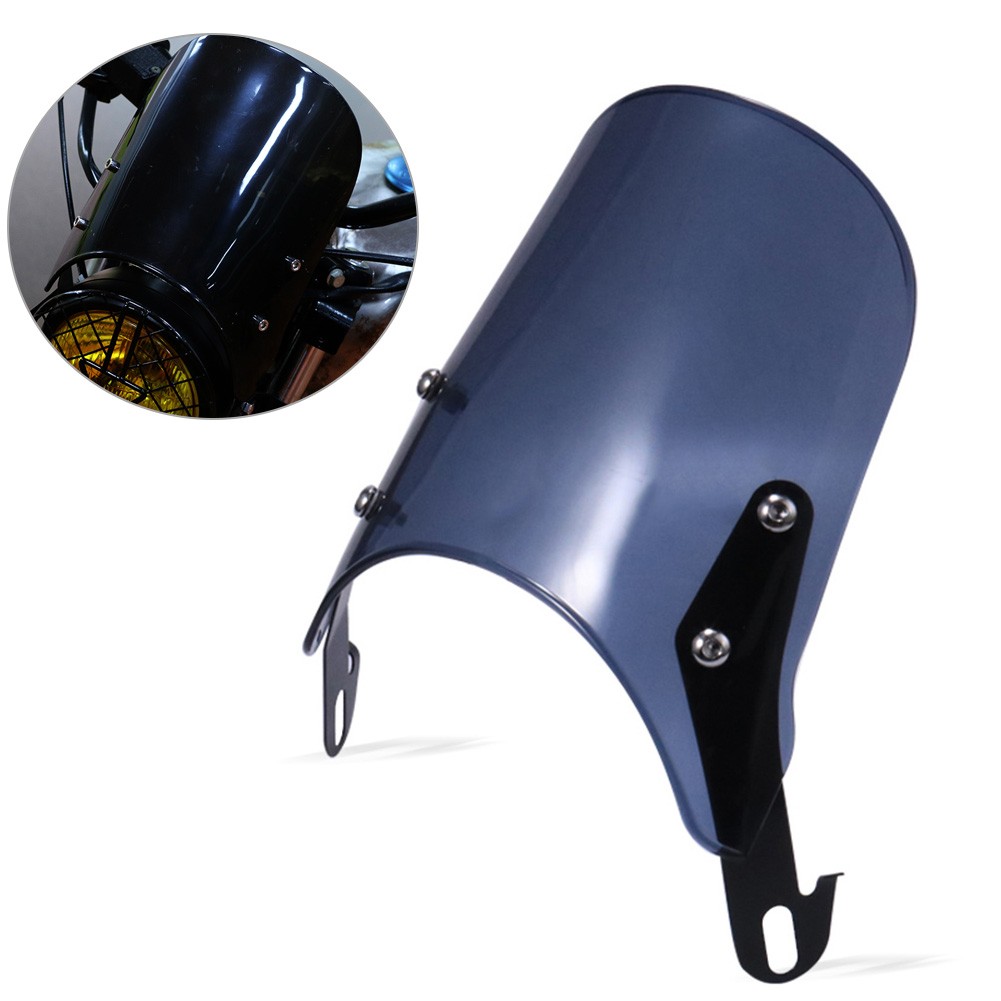 Motorcycle Windshield Windscreen Screen Deflector For YAMAHA XJ400 XJR1200 Smoke