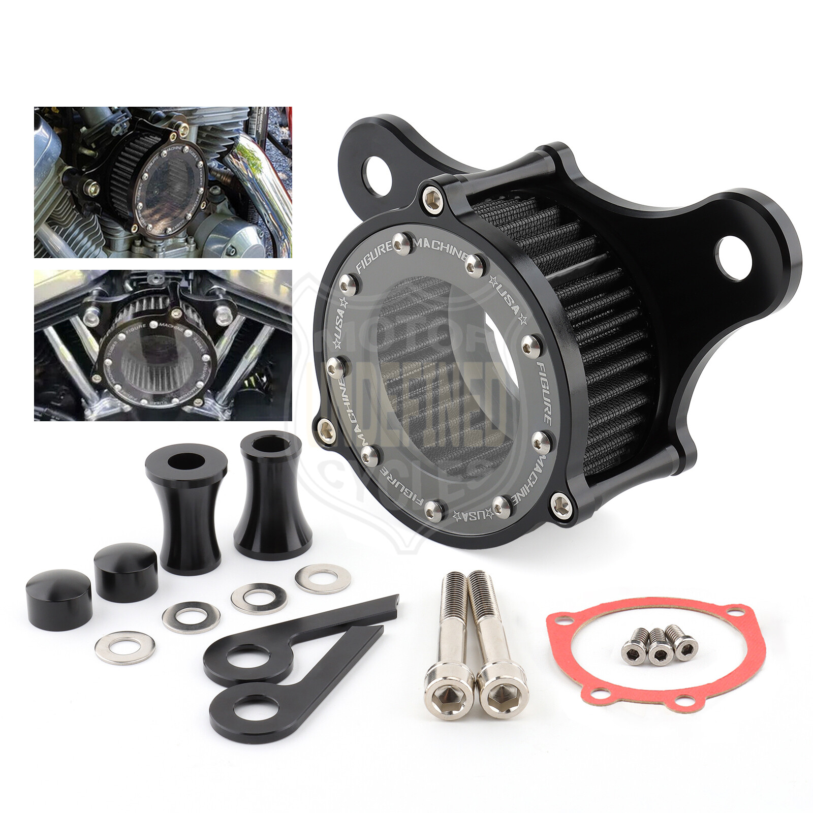 Air Cleaner Intake Filter For Harley Dyna Touring Electra Road Glide Softail