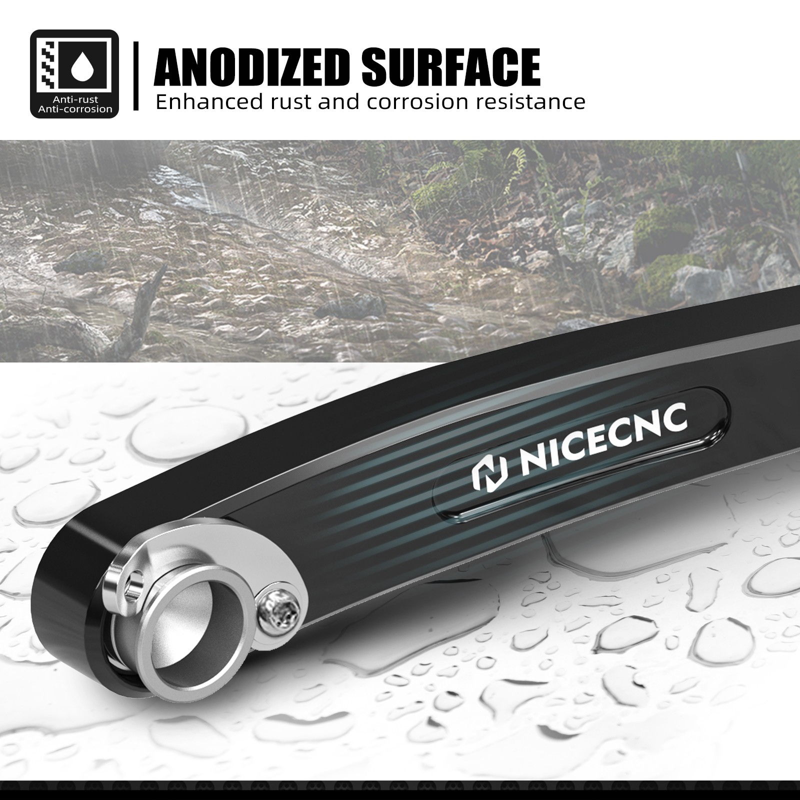 NICECNC 5 Level Adjustable Side Stand Kickstand For Stark Varg EX MX 2024-2025