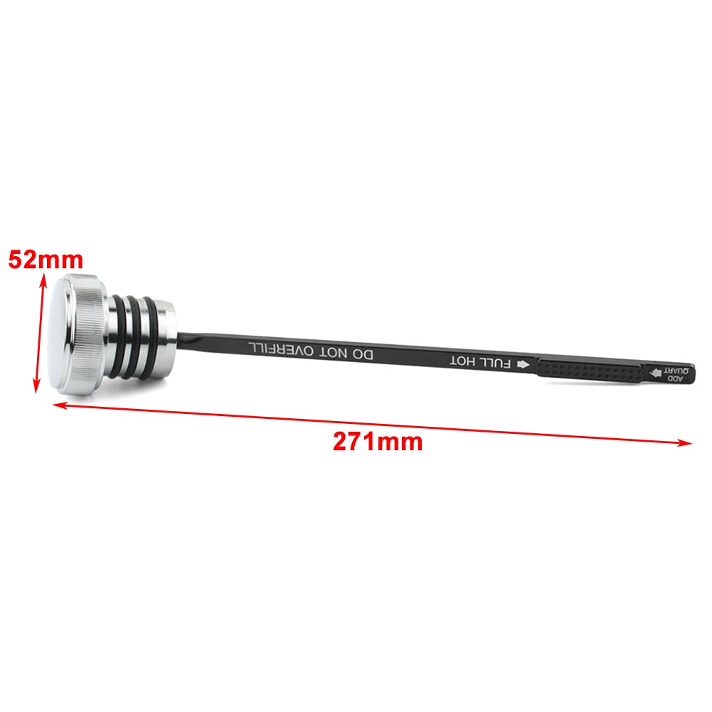1X Oil Dipstick Chrome Aluminium alloy For Harley FXD FXDX FXDL Dyna 1999-05 03