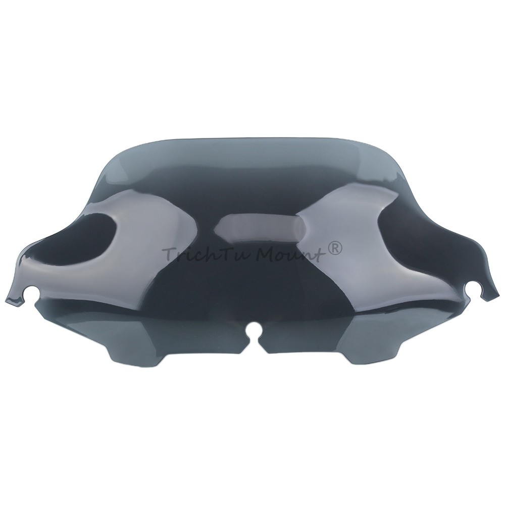 Smoke 8″ Wave Windshield Windscreen For Harley Electra Glide Classic EFI FLHTCI