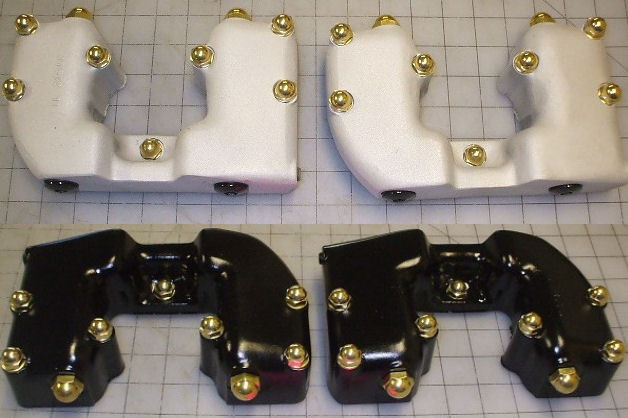 Harley Ironhead Sportster Rocker box Brass Acorns nuts cylinder head Old-Stf