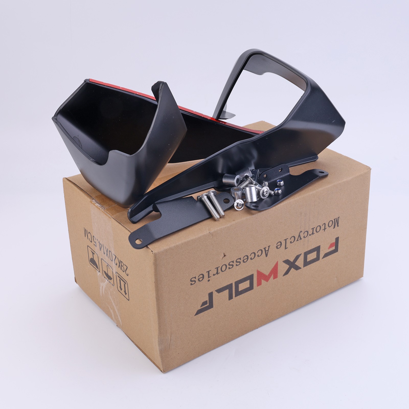 FRONT SPOILER WING AERODYNAMIC WINGLET KIT FOR KAWASAKI ZX-6R 2024-2026 FAIRING