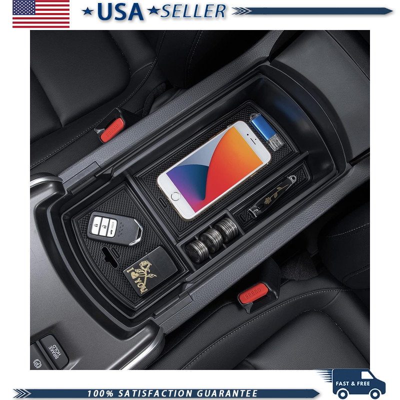 Center Console Organizer Tray Honda Accord 2018 2019 2020 2021 2022 ABS Plastic