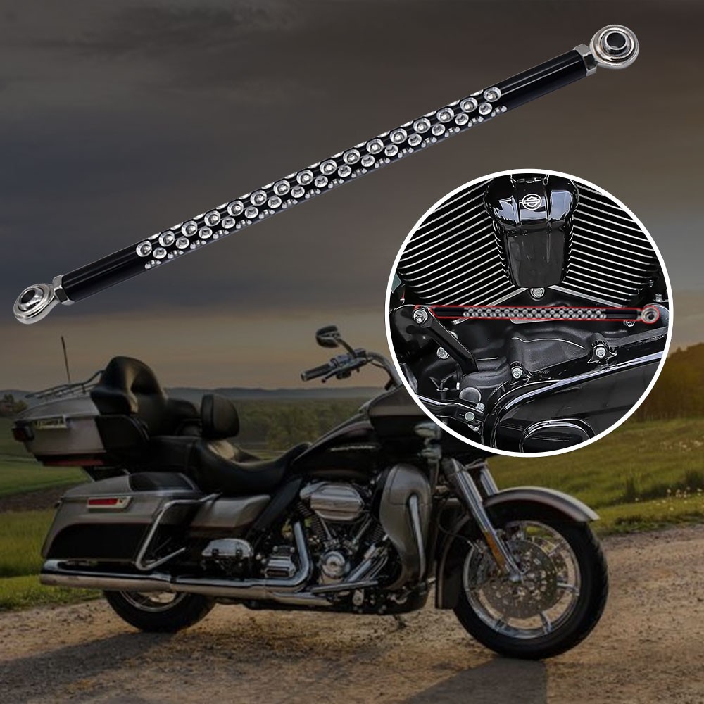 Black Gear Shift Linkage Rod Shifter For Harley Electra Glide Softail Road King
