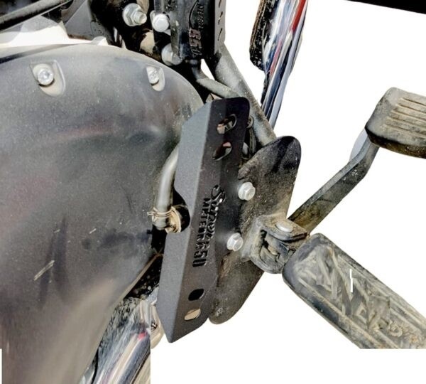 Royal Enfield Super Meteor 650 Brake Foot Master Cylinder Guard Black Steel
