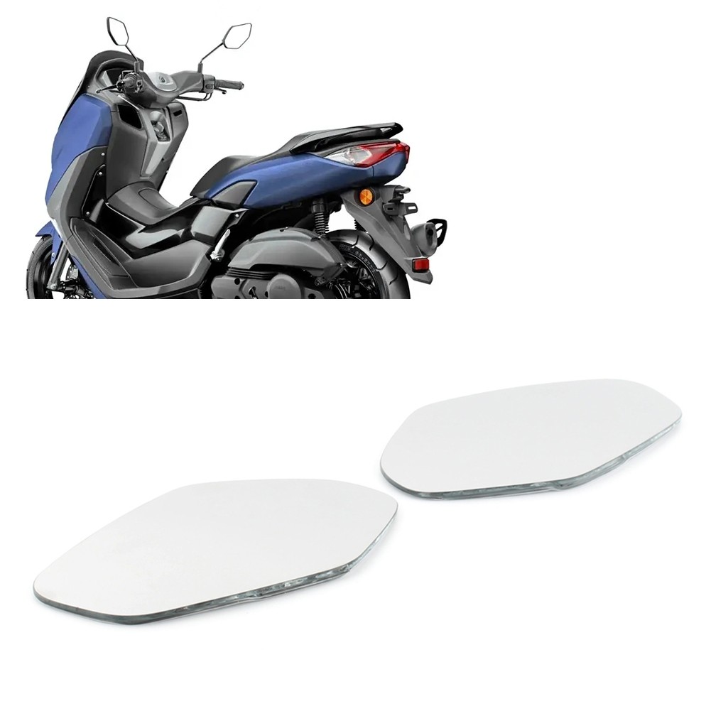Convex Rearview Mirror Lens Increase View For Yamaha N-MAX155 NMAX125 16-2024