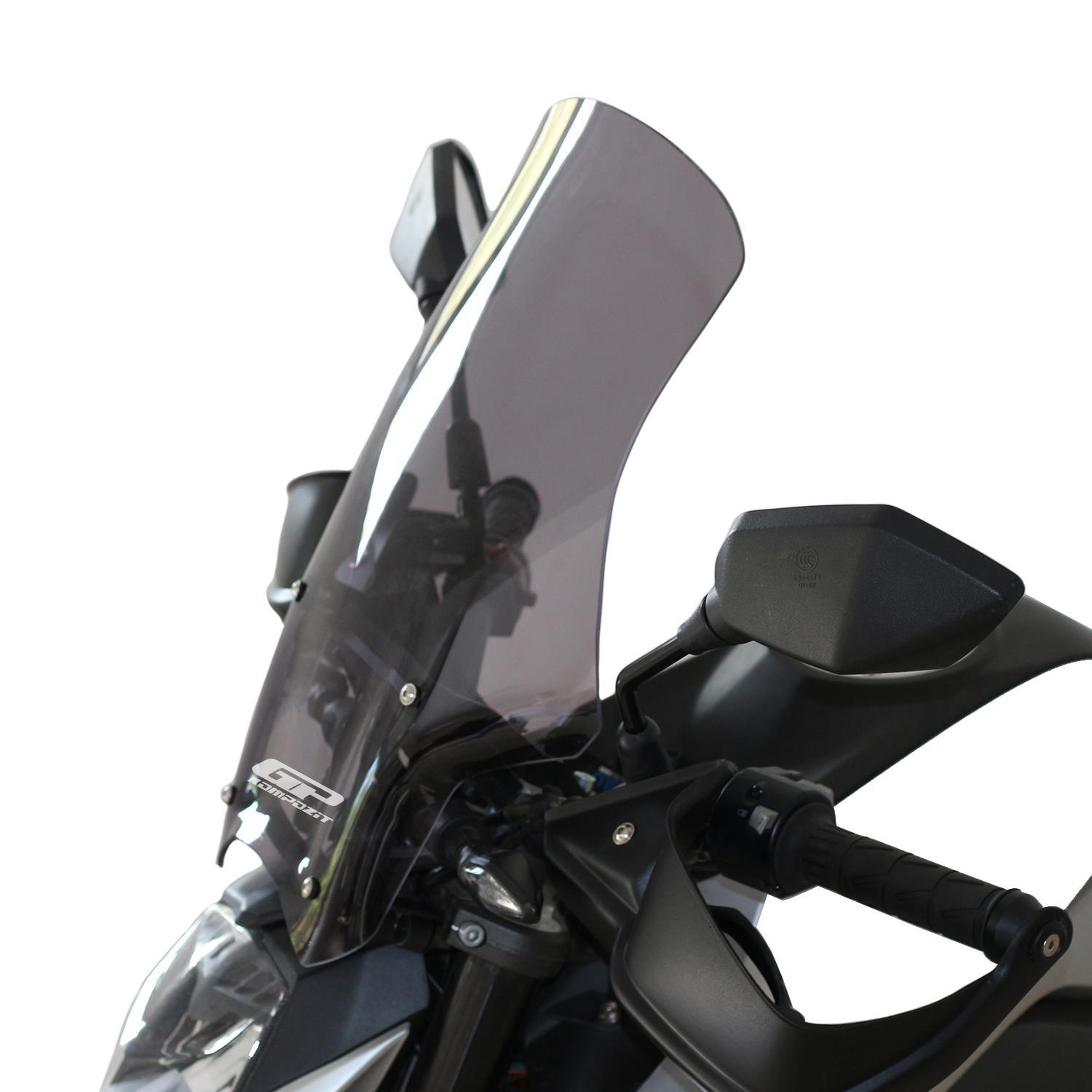 GP Kompozit Windshield Windscreen Black For CFMOTO 250NK / 300NK 2018-2023