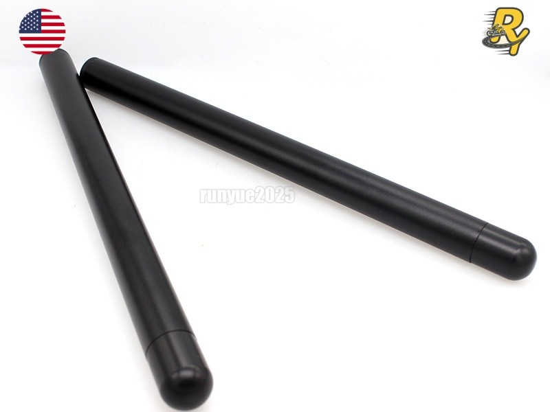 2 PCS 7/8″ Clip On Ons Replacement Handle Bar Handlebar Tube Aluminium Black US
