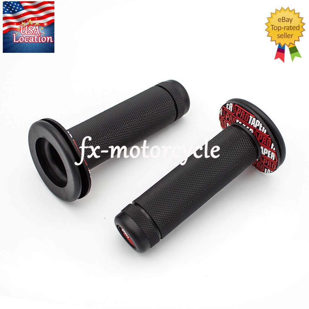 For Honda CRF250F 2019-2023 Red Clutch Brake Levers & Grips Handle Dirtbike Set
