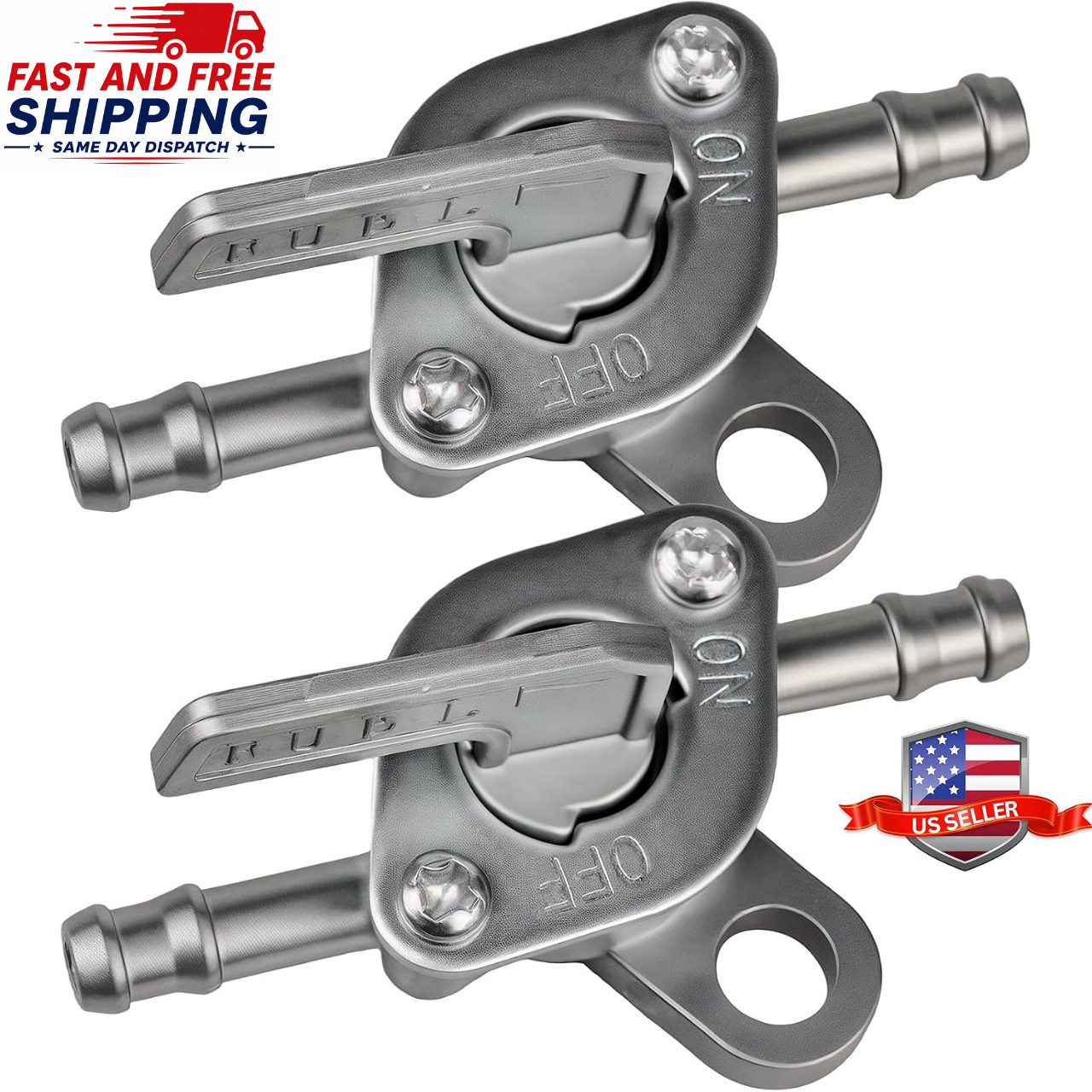 Petcock Fuel Shutoff Valve, 1/4 Gas Inline Fuel Shut Off Valve On-Off Switch …