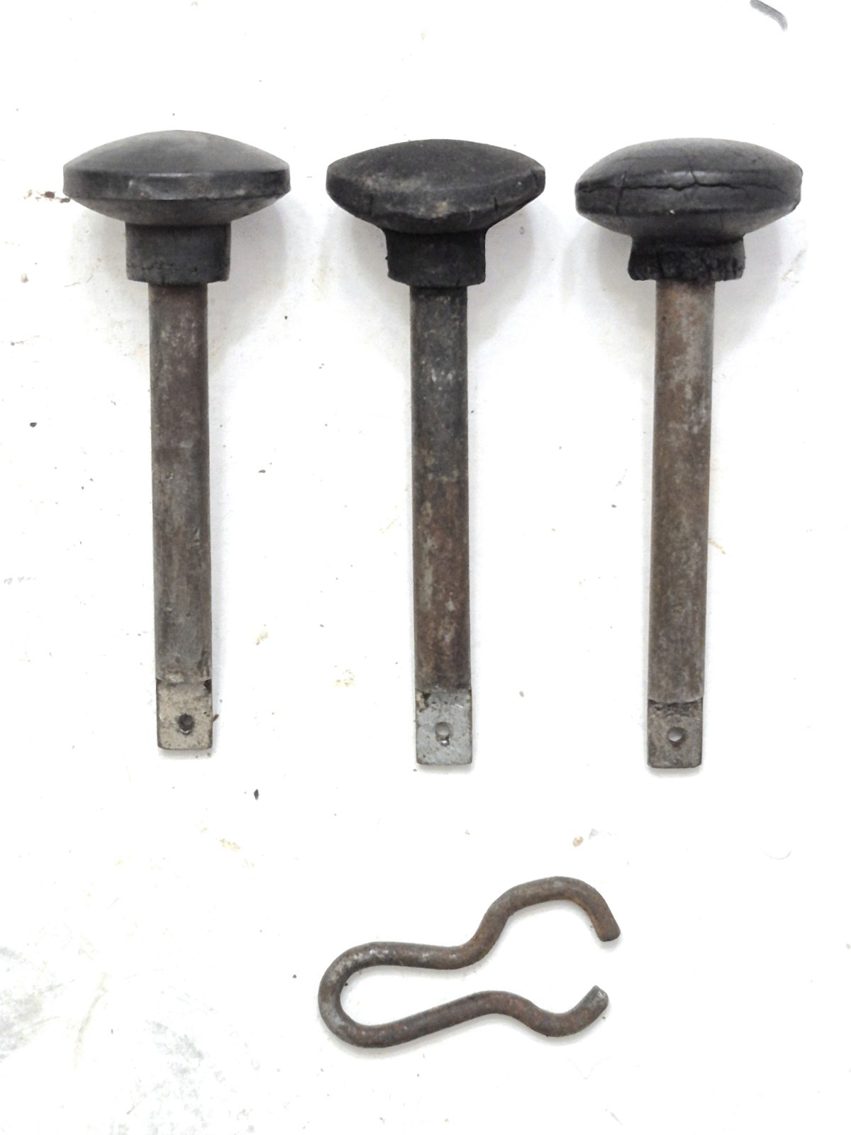 3x Vintage Vespa Piaggio Choke Rod Lever 2.5″ Long ORIGINAL PARTS – READ