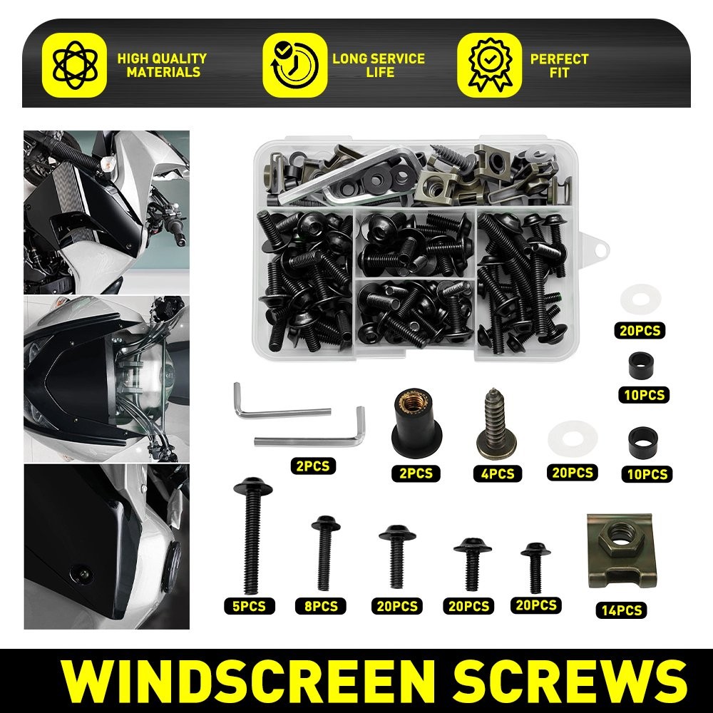 Fairing Bolt Kit Bodywork Screws Set For Honda CBR600RR 1000RR CBR1100XX 155pcs