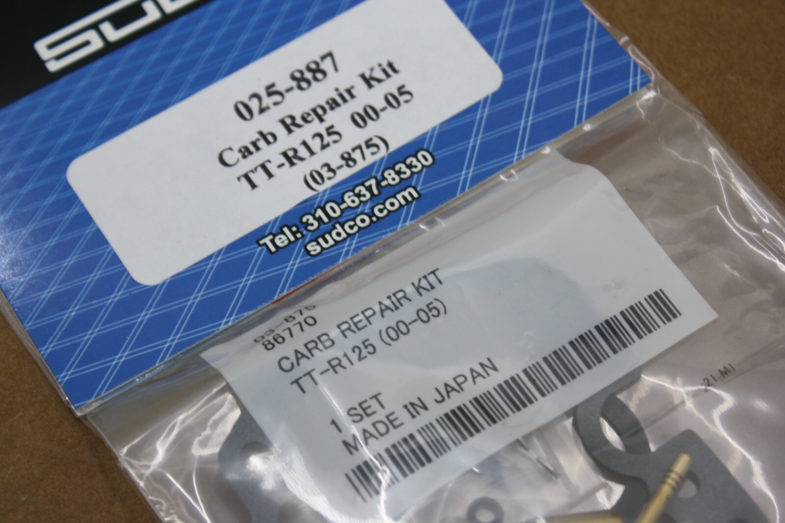 2000-2005 YAMAHA TTR125 CARB KIT CARBURETOR REPAIR SET SHINDY MADE IN JAPAN