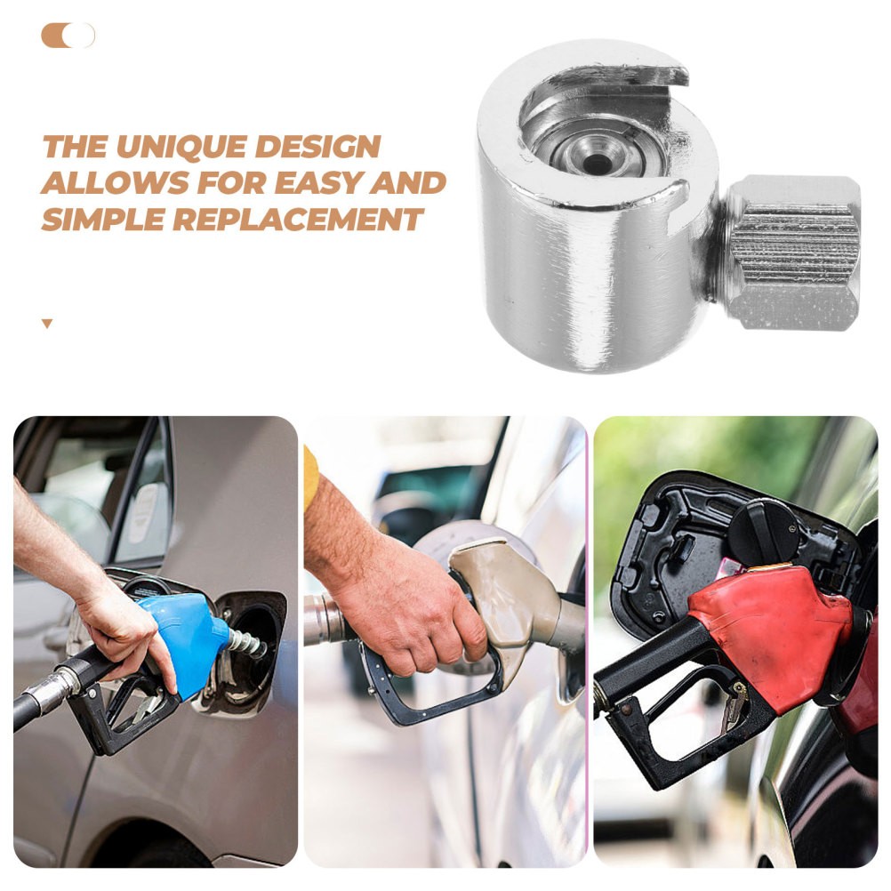 Button Head Grease Fitting Adapter Durable Iron Zinc Alloy Coupler Silver