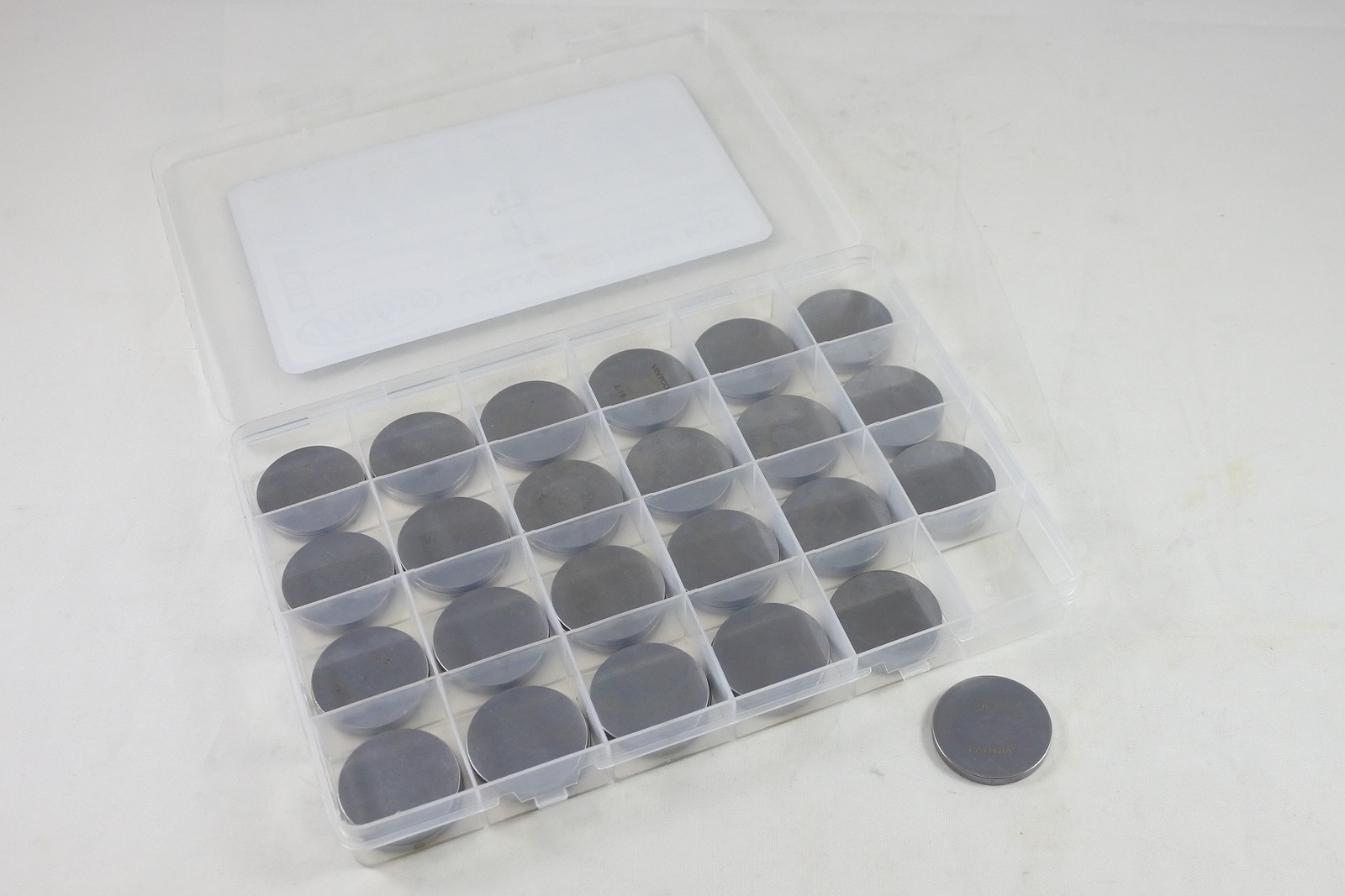 29mm Valve Shim Kit 2pcs of each size 2.00mm-3.10mm in 0.05mm increments
