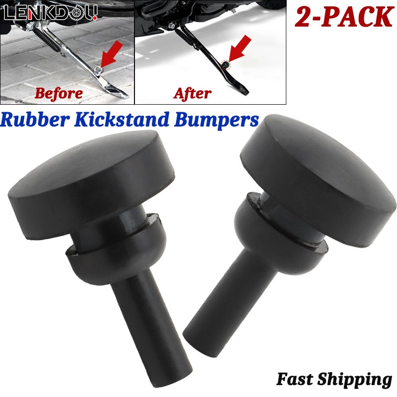 2 Set Jiffy Stand Leg Kickstand Bumper Pad For Harley Touring 2007-2023