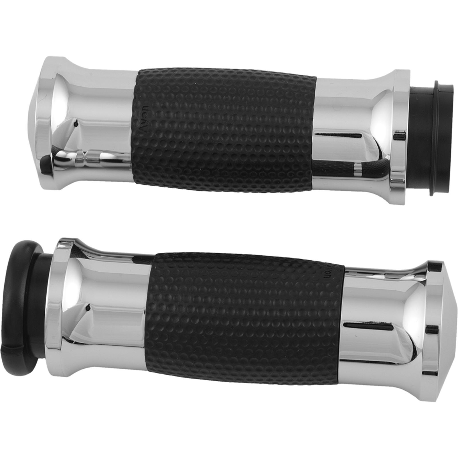 Avon Grips Air Gel Grips with Cable Throttle Chrome GEL-70-CH