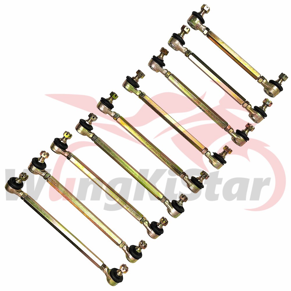 60mm/2.36In Tie Rod M10 Steering Linkage T Style Ball Jointer Left Right Threads