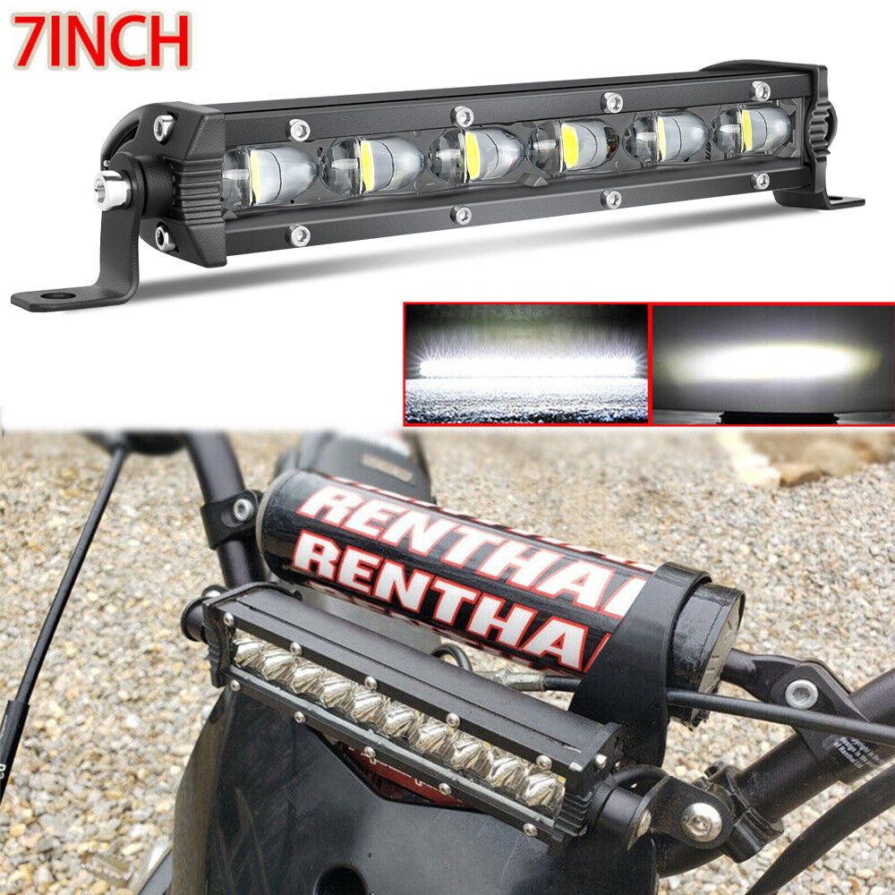 Fits For CRF110 KLX110 TTR110 YZ250F 7inch Led Headlight Light Bar lighting Kit
