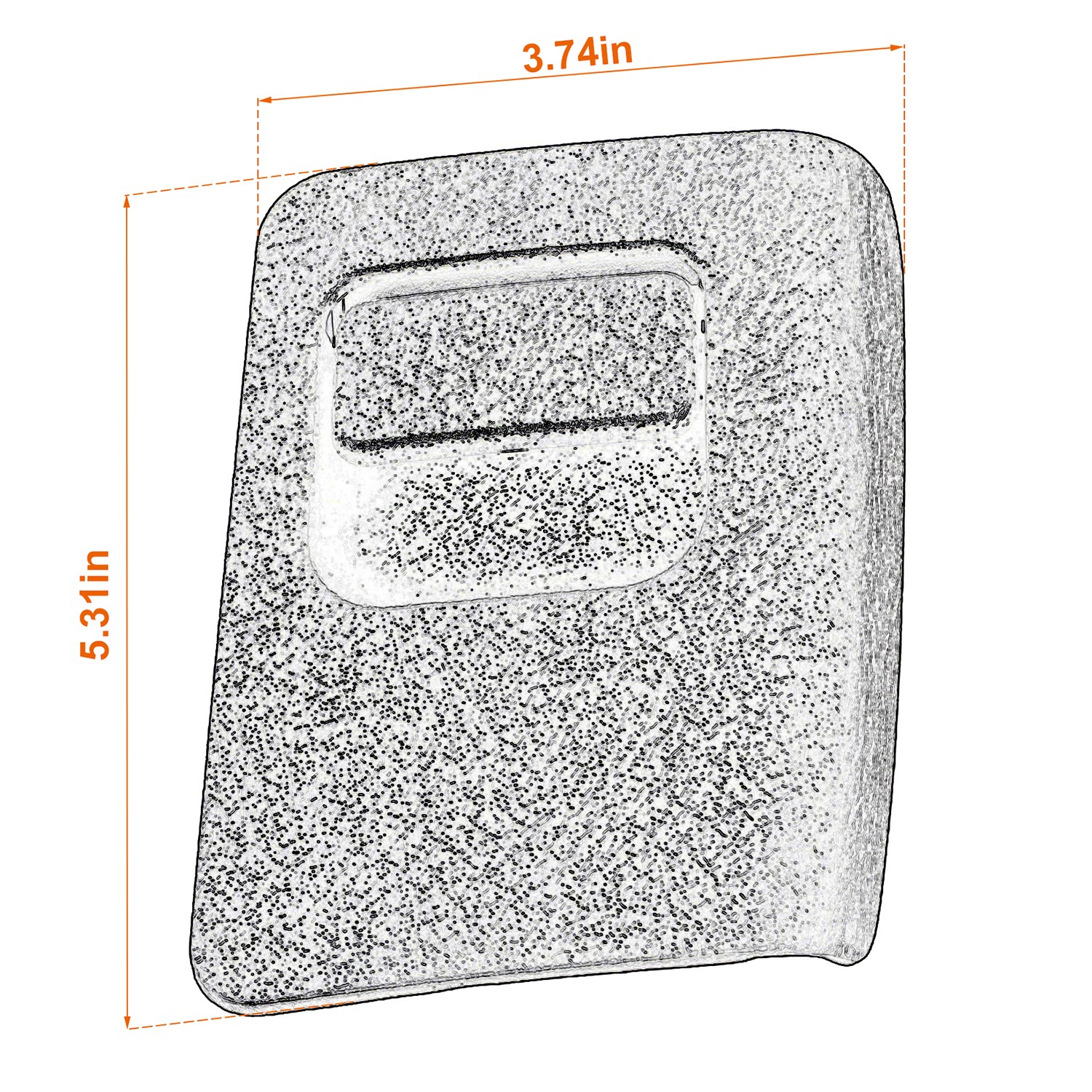ABS Right Rear Storage Pocket Lid Fit For Honda Goldwing GL1800 06-17 GL1800HPN