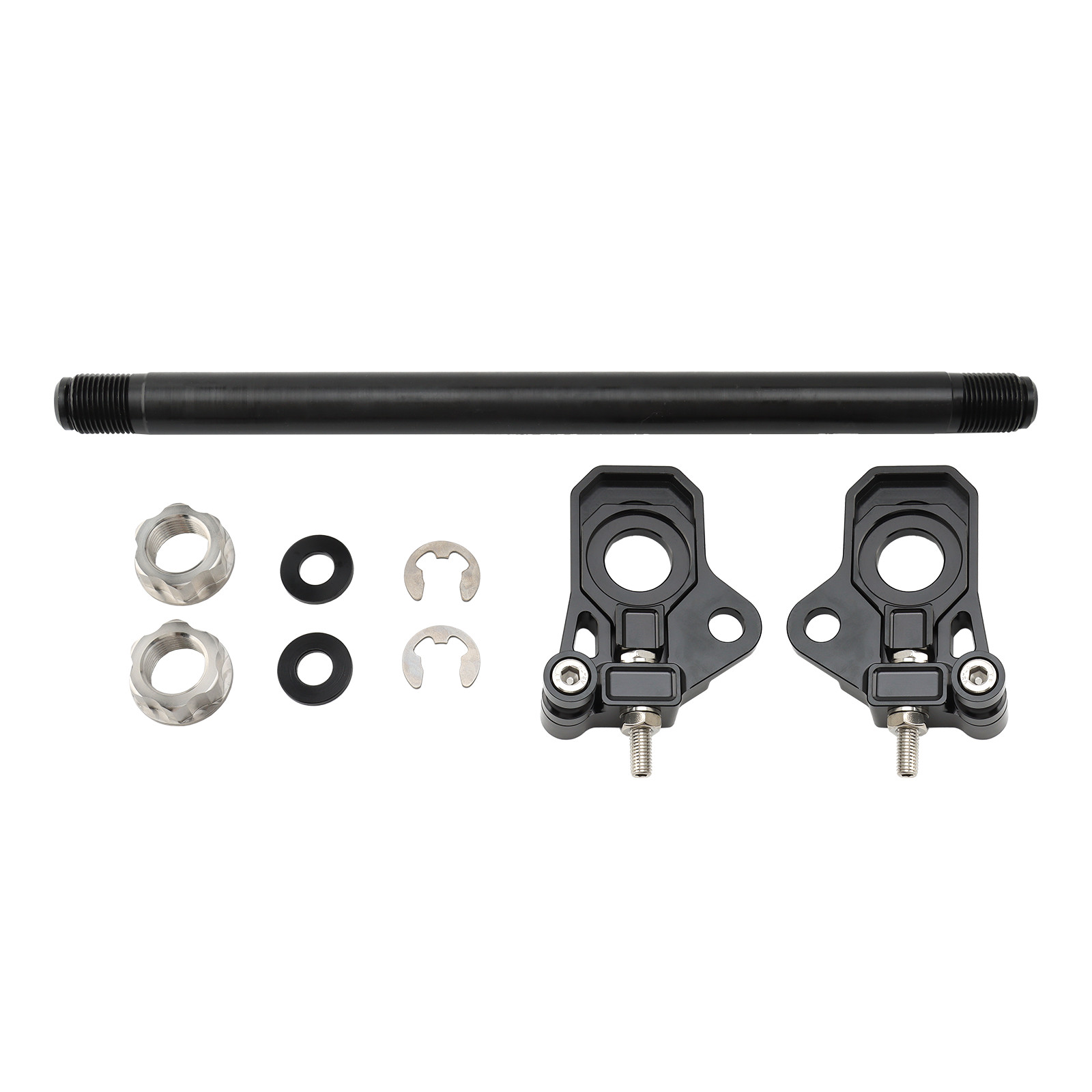 1PC Rear Axle Adjust Bracket Mount Kit For Harley Touring Electra Road Glide