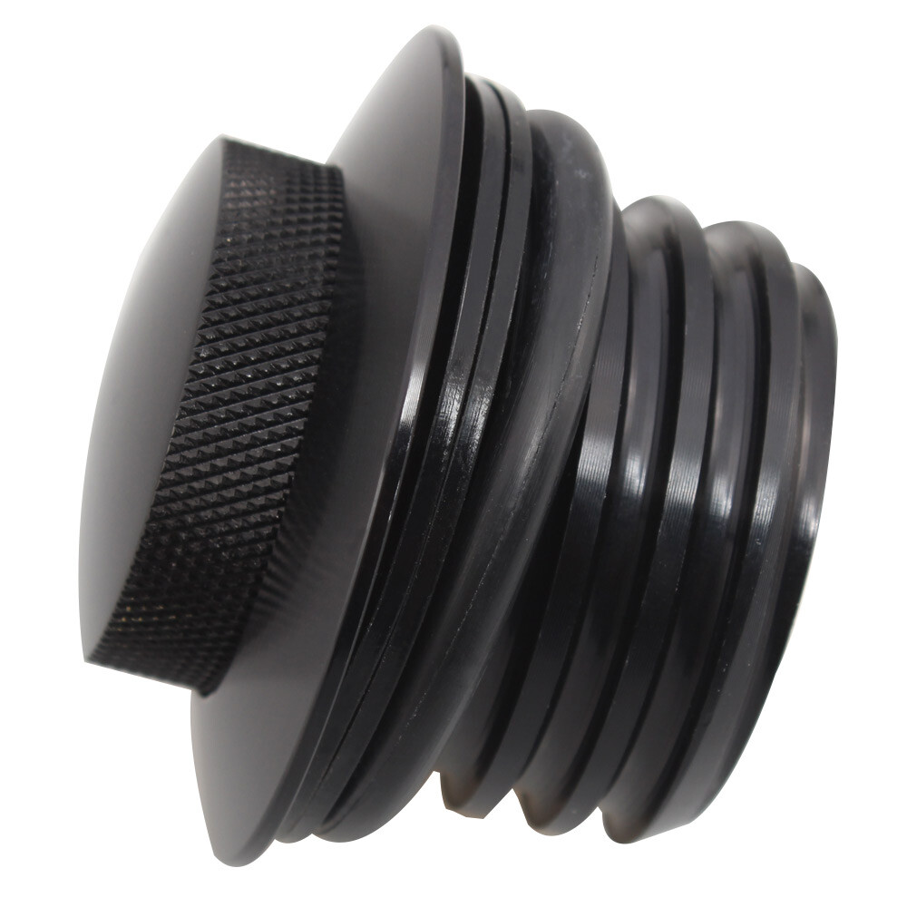 Black Flush Mount Pop Up Vented Fuel Tank Gas Cap For Harley Touring Road King
