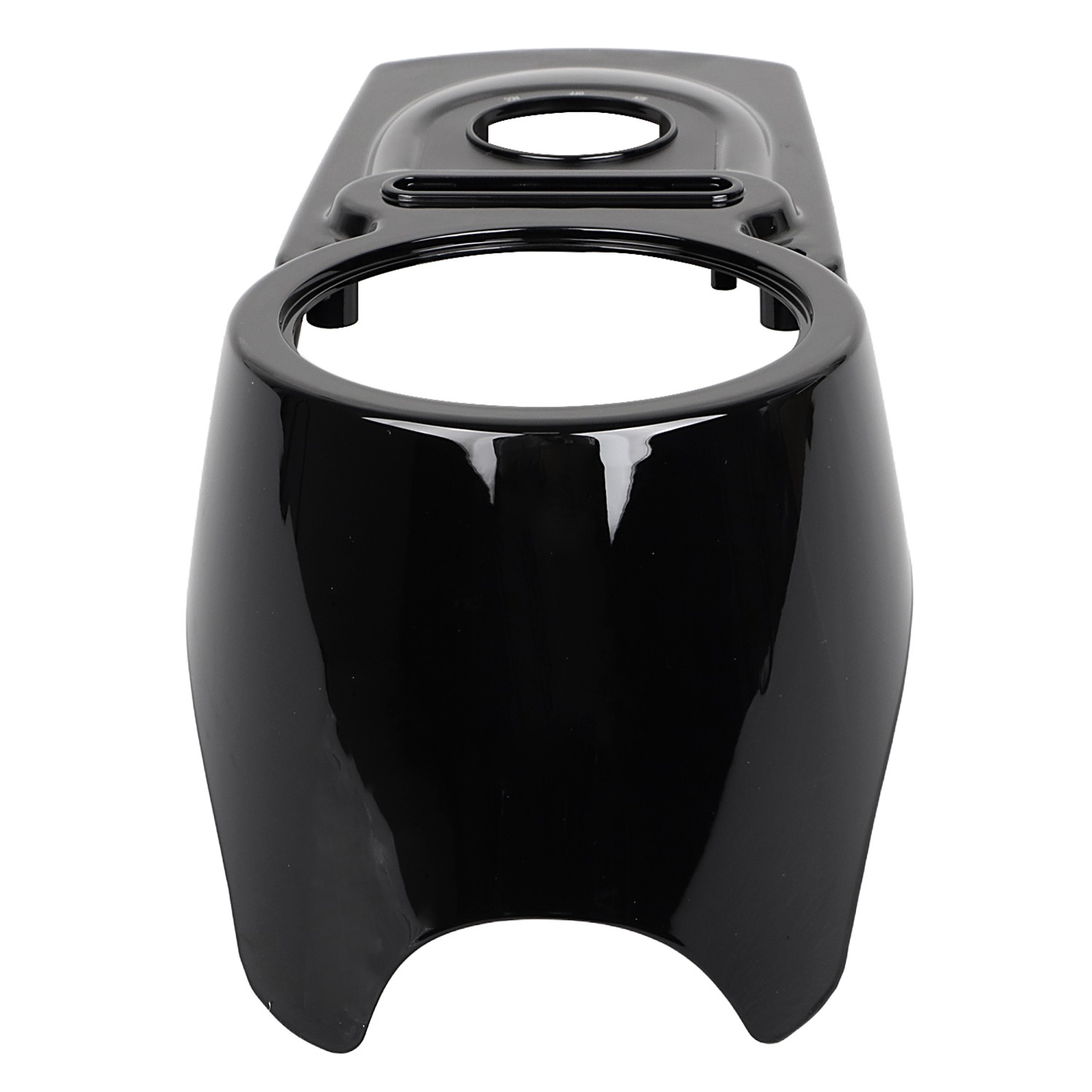 Gloss Black ABS Fuel Tank Dash Console For Harley Dyna Super Glide Custom FXDC