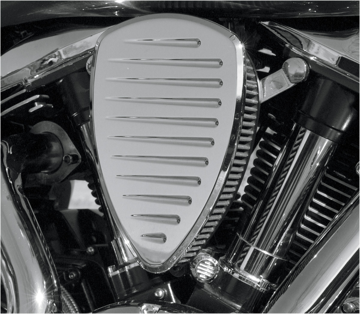 Baron Custom Accessories – BA-2060-06 – Big Air Kit – Comet – Chrome – VTX1800T